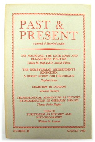 Past & Present: A Journal of Historical Studies - Number 44, August 1969