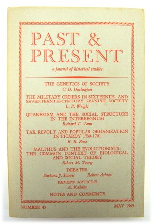 Past & Present: A Journal of Historical Studies - Number 43, May 1969