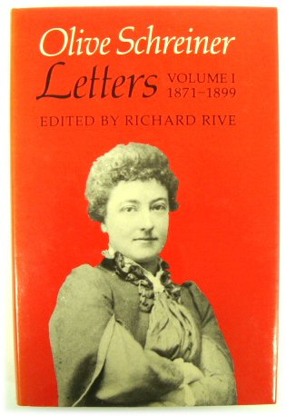 Olive Schreiner Letters: Volume I 1871-1899