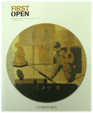 First Open: Post-War and Contemporary Art, 15 September 2017