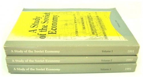 A Study of the Soviet Economy: Vols 1-3