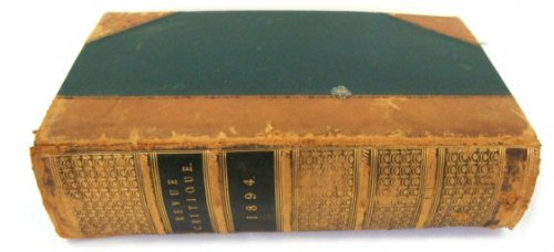 Revue Critique D'Histoire Et De LITTERATURE: Recueil Hebdomadaire - Tome XXXVII