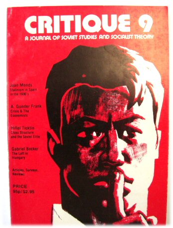 Critique 9: A Journal of Soviet Studies and Socialist Theory