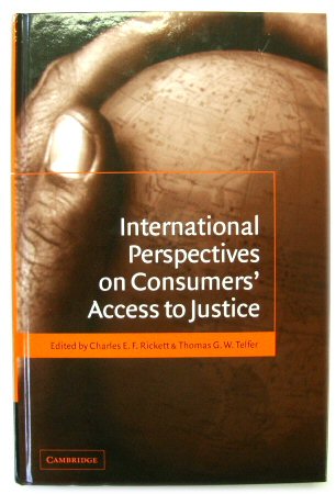 International Perspectives on Consumers' Access to Justice