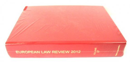 European Law Review: 2012, Volume 37