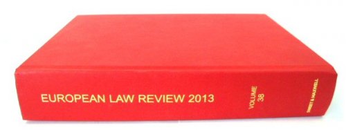 European Law Review 2013, Volume 38