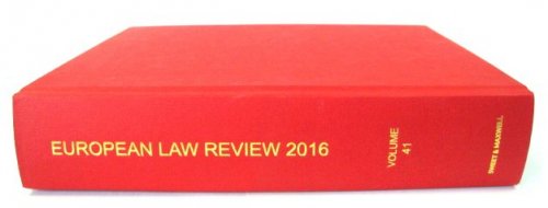 European Law Review 2016, Volume 41