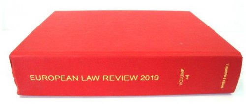 European Law Review 2019, Volume 44