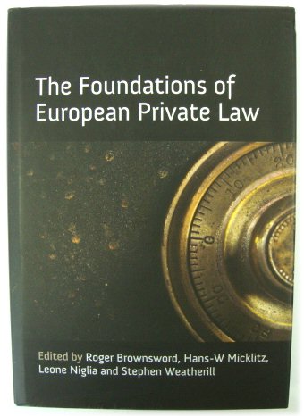 The Foundations of European Private Law