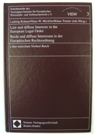 Law and Diffuse Interests in the European Legal Order