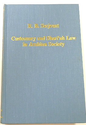 Customary and Shari'ah Law in Arabian Society