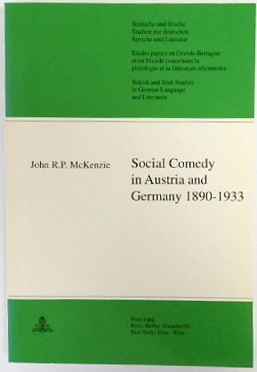 Social Comedy in Austria and Germany 1890-1933