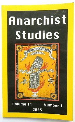 Anarchist Studies Volume 11 Number 1