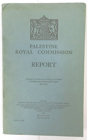 Palestine Royal Commission Report (Peel Report, Cmd. No. 5479))
