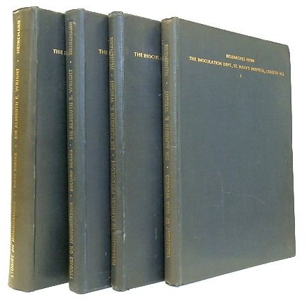 Researches from the Innoculation Dept, St Mary's Hosipital, London. Volumes 1-4