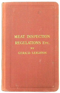 Pocked Handbook of Meat Inspection Regulations: A Guide to The Public Health (Meat) Regulations (Scotland), 1924