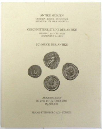 Geschnittene Steine Der Antike Und Schmuck Der Antike: Auktion XXXV 28.-29.10.2000