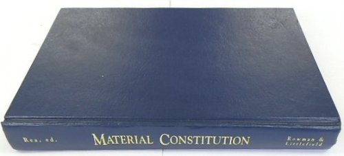 Material Constitution: A Reader
