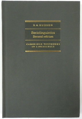 Sociolinguistics (Cambridge Textbooks in Linguistics)