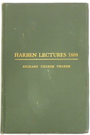 The Administrative Control of Tuberculosis: Being The Harben Lectures Delivered in 1898 Before the Royal Institute of Public Health