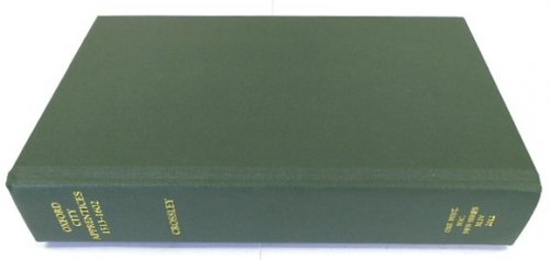 Oxford City Apprentices 1513-1602 (Oxford Historical Sociey, New Series XLIV)