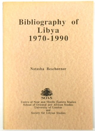 Bibliography of Libya 1970-1990