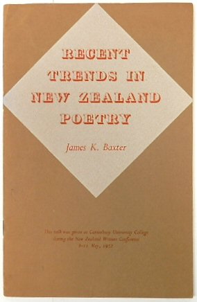 Recent Trends in New Zealand Poetry