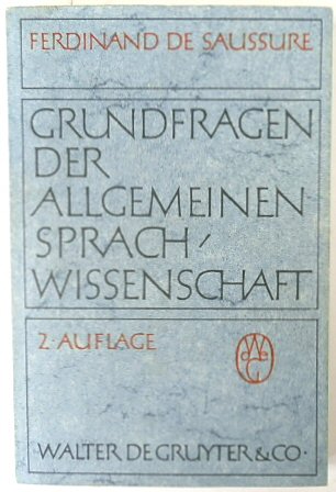 Grundfragen Der Allgemeinen Sprachwissenschaft (2.Auflage)