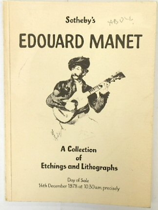 Edouard Manet Etchings and Lithographs (December 14, 1978)