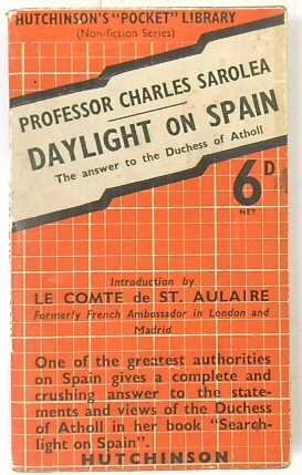 Daylight on Spain: The answer to the Duchess of Atholl