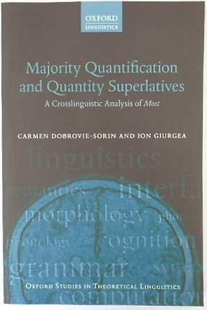 Majority Quantification and Quantity Superlatives: A Crosslinguistic Analysis of Most
