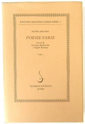 Poesie Varie: Edizione Nazionale Delle Opere, I