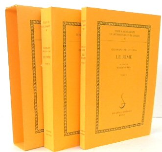 Le Rime, Volumes I&II (Testi e Documenti Di Letteratura e Di Lingua IV)