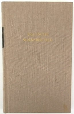 Deutsche VOLKSBUCHER 1