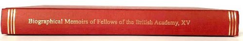 Image for Biographical Memoirs of Fellows of the British Academy XV Biographical Memoirs of Fellows of the British Academy XV