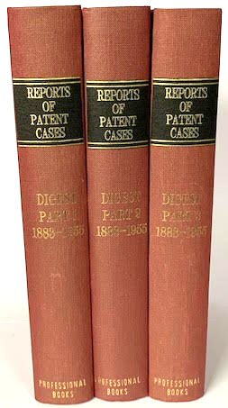 Image for Digest of the Patent, Design, Trade Mark and Other Cases: Vols. I-III: 1883-1955 Digest of the Patent, Design, Trade Mark and Other Cases: Vols. I-III: 1883-1955
