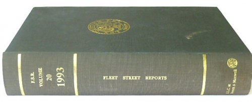 Fleet Street Reports of Industrial Property Cases from the Commonwealth and Europe: Vol.20. 1993