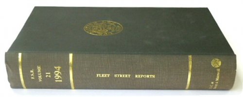 Fleet Street Reports of Industrial Property Cases from the Commonwealth and Europe: Vol.21. 1994