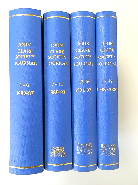 The John Clare Society Journals 1-19: 1982-2000