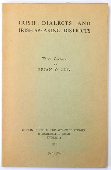 Irish Dialects and Irish-Speaking Districts