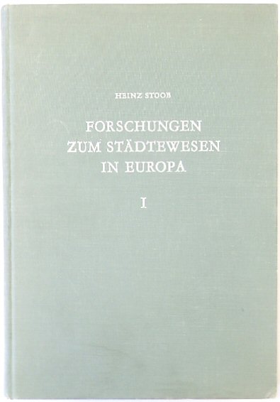 Forschungen Zum Stdetewesen in Europa