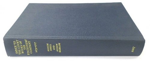 Index to the Court Books of The Stationers' Company, 1679-1717