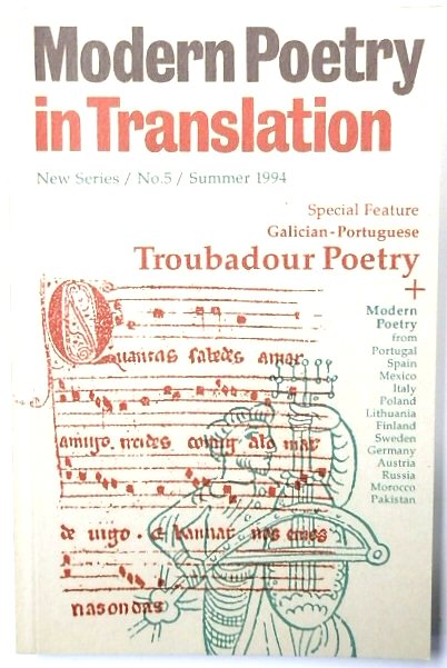 Modern Poetry in Translation: No.5: Summer 1994