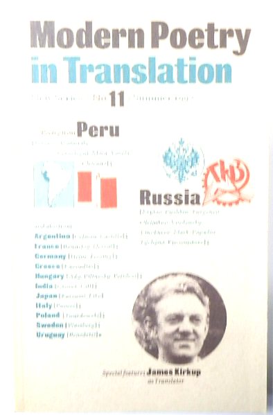 Modern Poetry in Translation: No.11:Summer 1997
