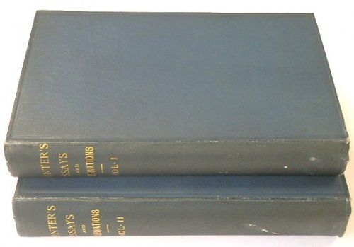 Hunter's Essays and Observations Vols.I and II