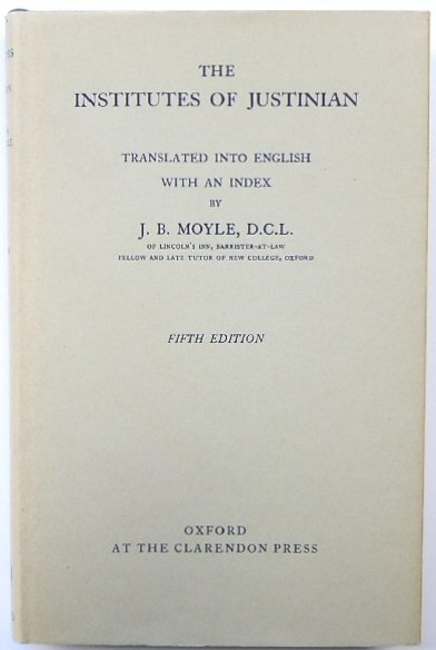 The Institutes of Justinian