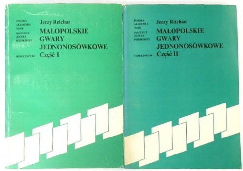 MALOPOLSKIE GWARY JEDNONOSOWKOWE CZESC I-II