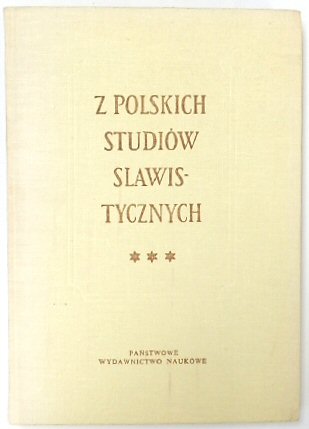 Z POLSKICH STUDIOW SLAWISTYCZNYCH, SERIA 4, HISTORIA