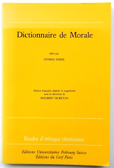 Dictionnaire de Morale