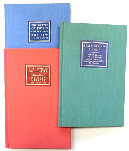 Three Volumes Complete: Trafalgar and Alamein,; The Summer of Dunkirk, The Great Miracle; The Battle of Britain, The Few